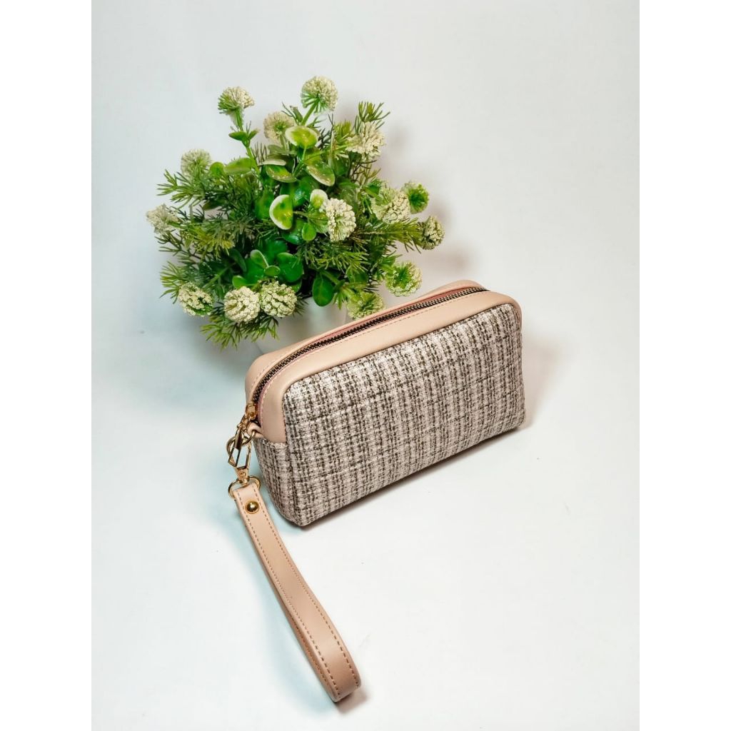 HP Premium mini canvas POUCH/โทรศัพท์มือถือและmake up wallet/ewallet wallet