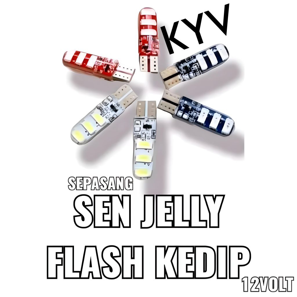 Sen Colok Sen Jelly กระพริบแฟลช T10 & Sen Jelly 6 LED
