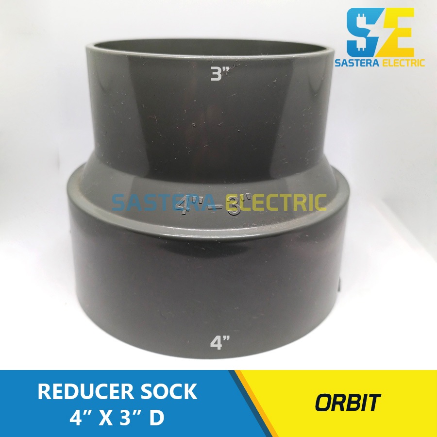 Vlok Sock 4 x 3" นิ้ว PVC Orbit / ถุงเท้าลด 4 x 3" นิ้ว D / Verlop 3 x 4" / Vlok Sok 4 x 3