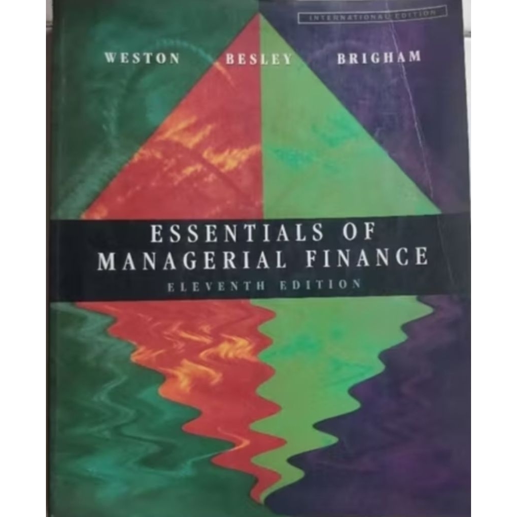 ESSENTIALS OF MANAGERIAL FINANCE ELEVENTH EDITION (ต้นฉบับมือสอง)