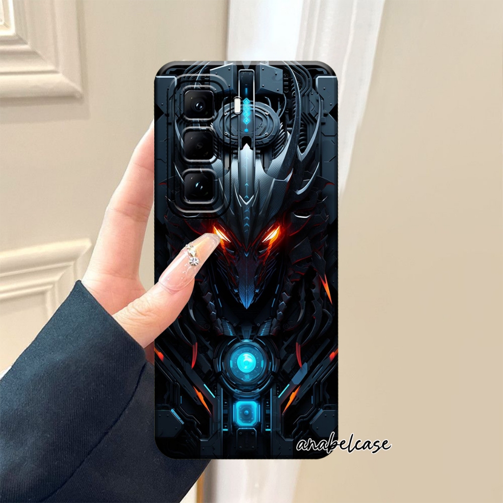 HP SOFTCASE INFINIX HOT 60i - HOT 60 4G - HOT 50 PRO PLUS - HOT 50 4G - HOT 50 PRO - HOT 50 5G ล่าสุด . เคสโทรศัพท์ Robot Motif - เคสความงาม - เคส Infinix [XN9] - รูปที่ 5