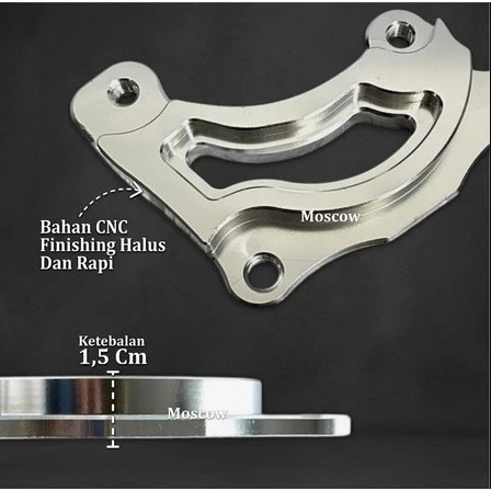 UNIVERSAL 2 PISTON Caliper BRACKET สําหรับ Mio SMILE, Mio S, Mio Z, XEON, FINO ฯลฯ, 260MM DISC Calip