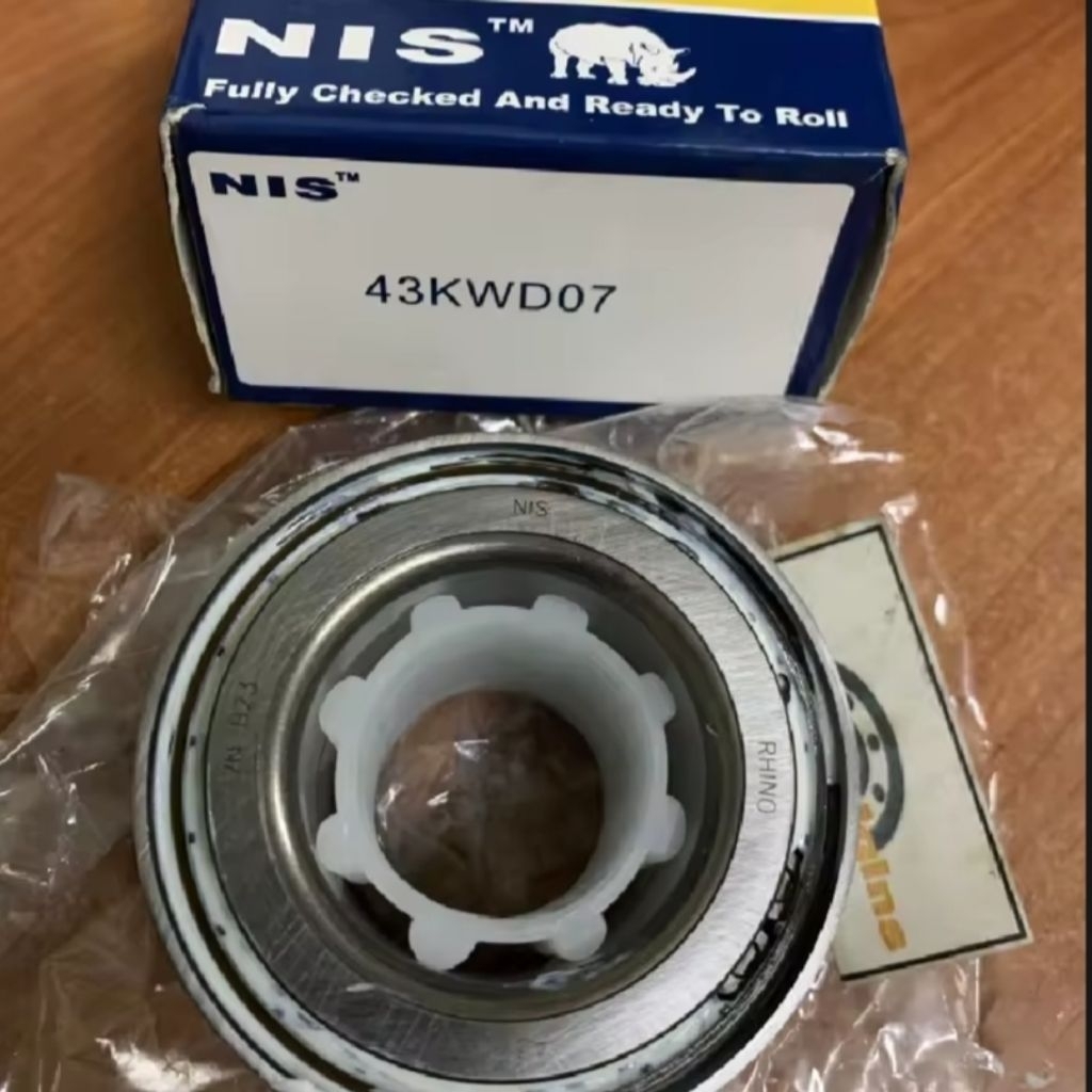 INNOVA HILUX SINGLE CABIN FRONT WHEEL BEARING ORIGINAL NIS 43KWD07 T0008