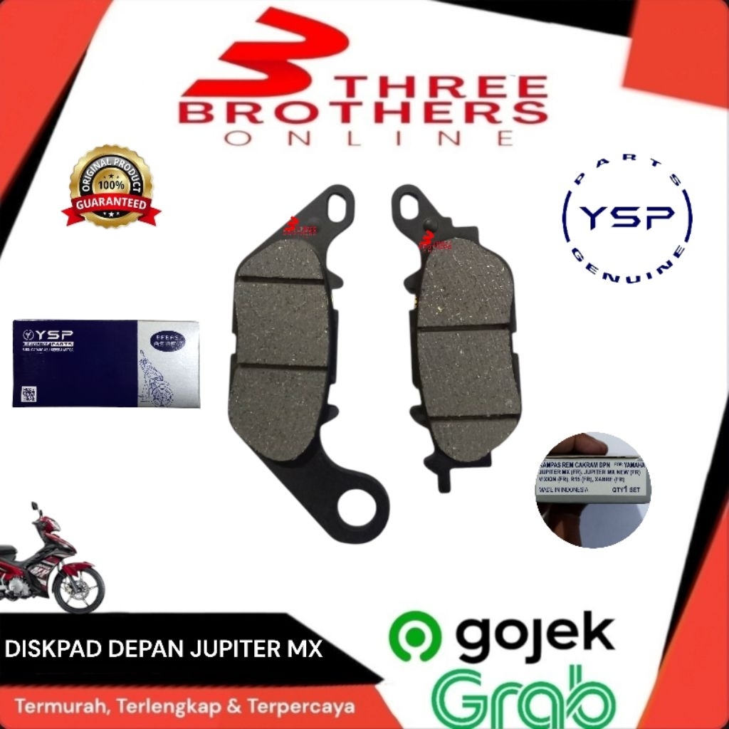 ผ้าดิสเบรคหน้า จานเบรค Jupiter mx mio foul mio smile fino fi 115 xride 115 Vixion