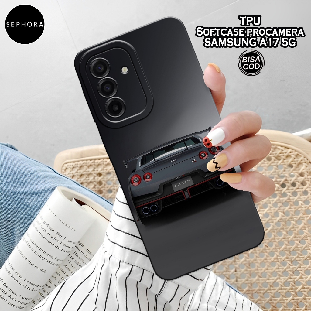 HP เคส Samsung Galaxy A17 5G 2025 ล่าสุด - เคสรถแฟชั่น - Samsung A17 5G Softcase - เคสกล้อง Pro - เค