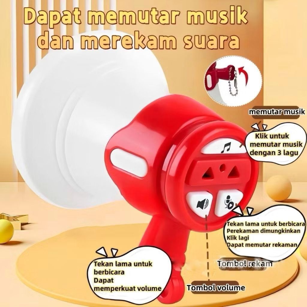 GANTUNGAN TOA MINI KEYCHAIN KEYCHAIN RECORDING USING MUSIC SMALL TOA SOUND MINI CUTE GUUMIBI STORE