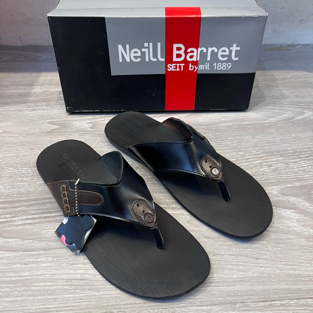Neil Barret - รองเท้าแตะผู้ชาย / รองเท้าแตะหนังผู้ชาย NB-826