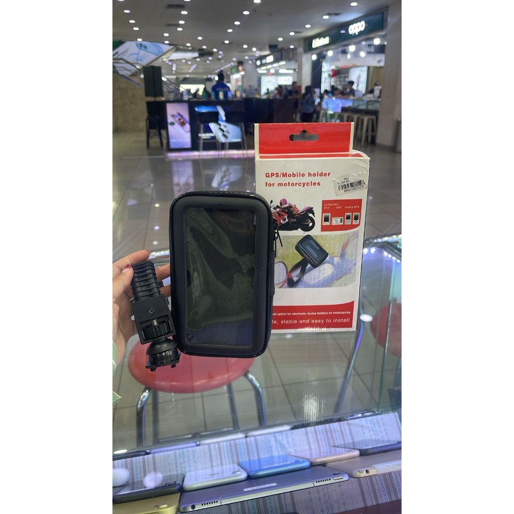 HP MOTORCYCLE PHONE HOLDER GPS HOLDER สําหรับรถจักรยานยนต์ SECOND CELLPHONE