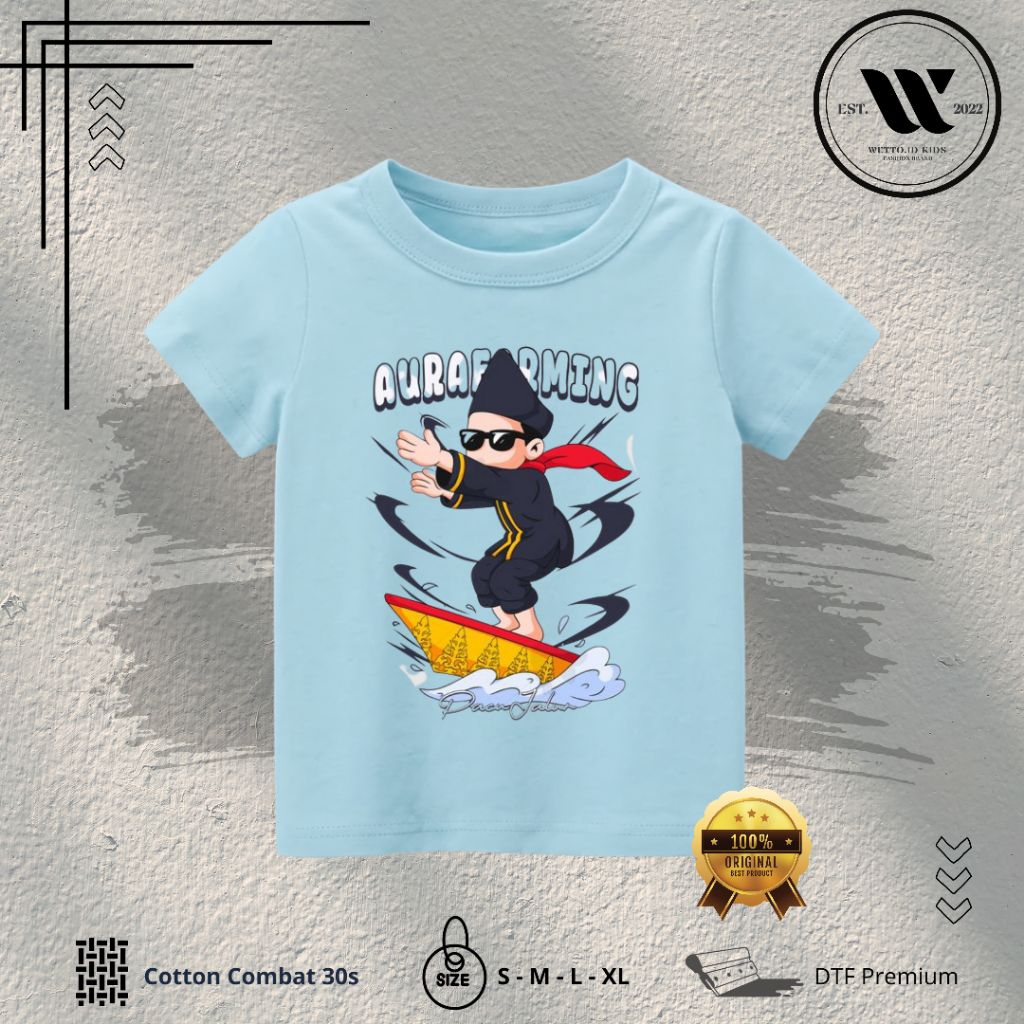 AURA FARMING CHILDRENS เสื้อยืด | เสื้อยืด UNISEX | คุณภาพดีที่สุด