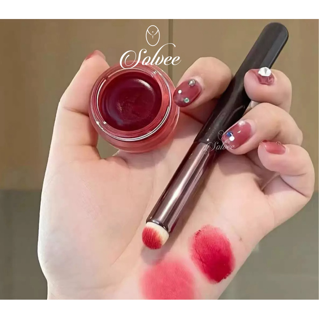 Solve lip brush ลิปสติก ombre คอนซีลเลอร์ เบลนด์ แปรงแต่งหน้า (BRS-B)