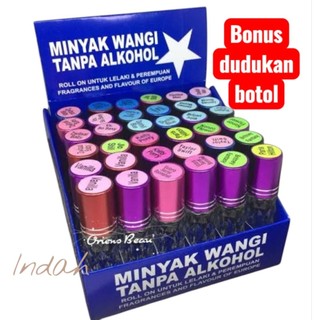 Parfum roll on isi 30 Bonus Tatakan Botol