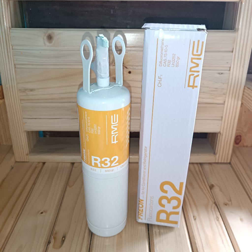 Freon Refrigerant/AC Can R32 650g RME/ Freon Can R32 650g (ภายนอก ISLAND ใช้จัดส่งด่วน)