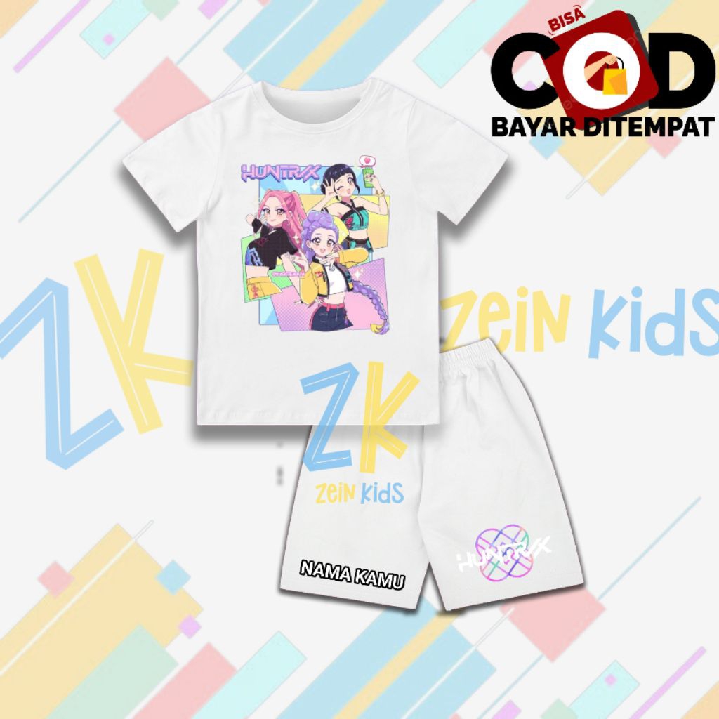 เสื้อยืดเด็ก Hunter X Kpop Demon Hunter / เสื้อผ้าเด็กKpop Demon Hunter
