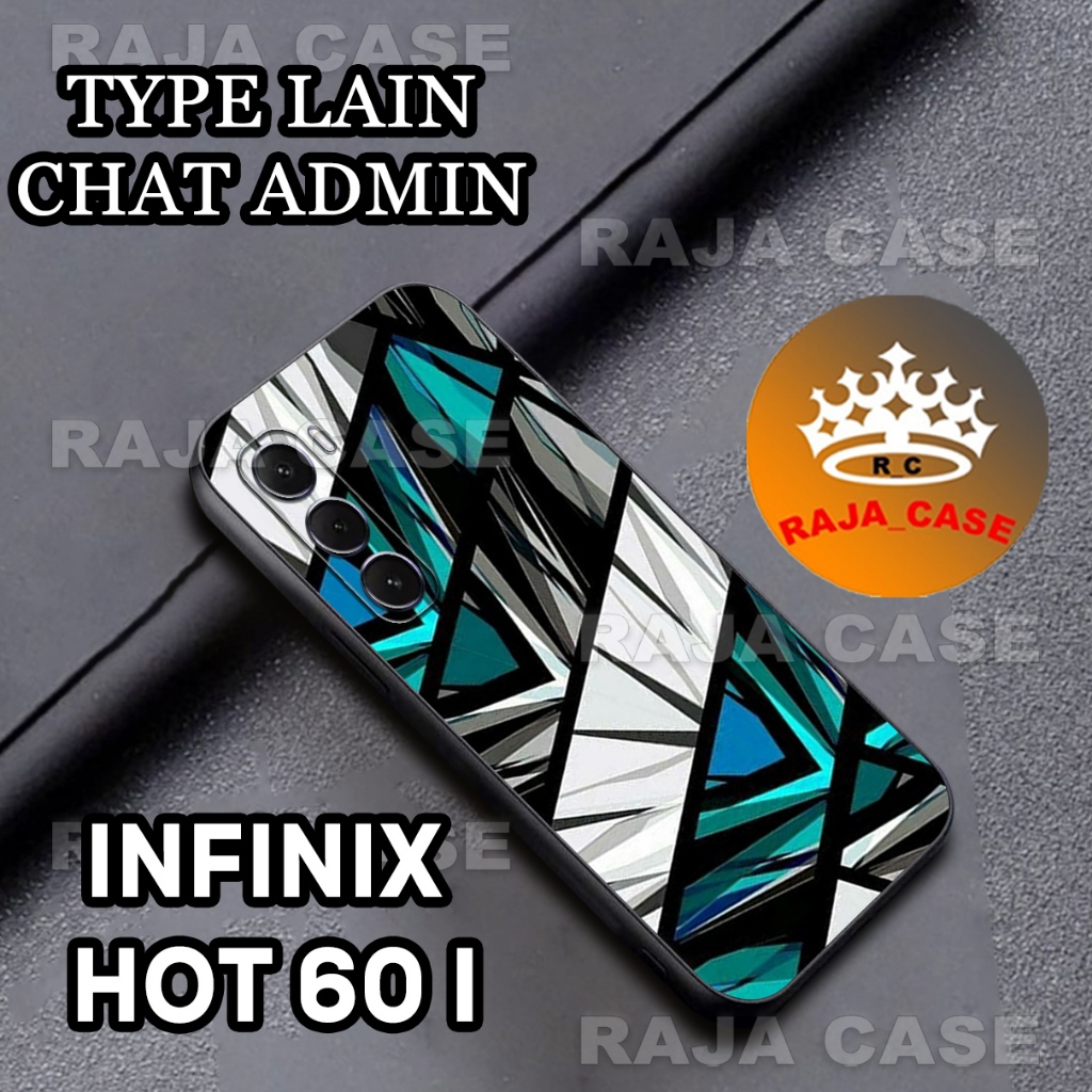 เคส HP [RC2] INFINIX HOT 60I- Casing INFINIX HOT 60I [MotiF MOZAIK] - วัสดุยาง - โทรศัพท์มือถือทุกปร