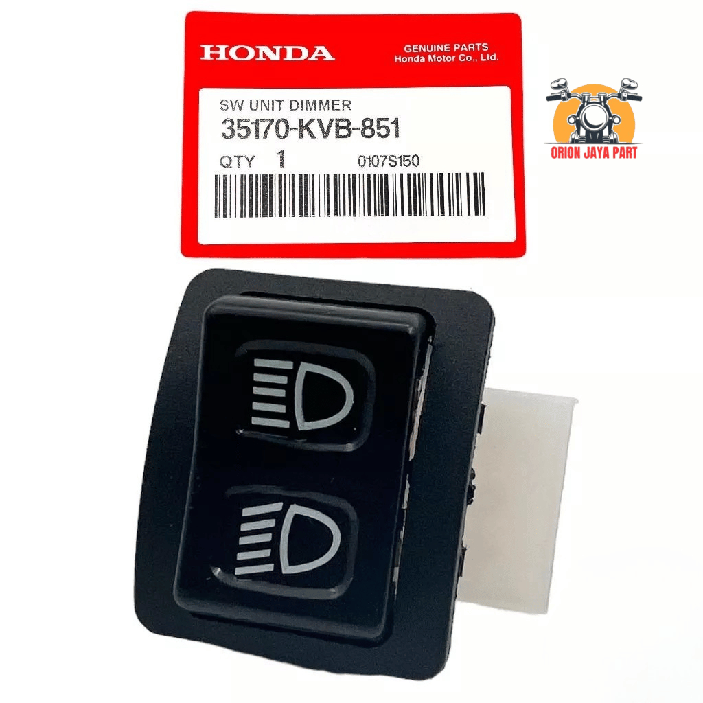 TOMBOL 35170-KVB-851 ORIGINAL Dim Button Vario 110 คาร์บูเรเตอร์ / คาร์บูเรเตอร์ Beat / Supra X 125 