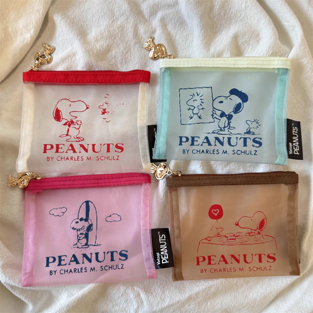 Sunstar Stationery Snoopy Pouch Mini Pouch กระเป๋าสตางค์อเนกประสงค์