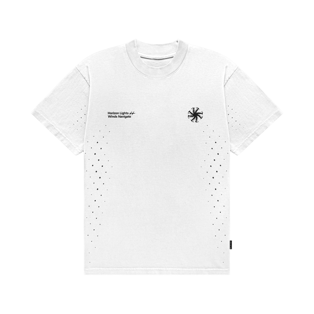 HLWN Running เสื้อยืดแขนสั้น Unisex สีขาว - จินนี่