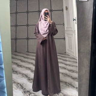 DFM - Tamara Abaya READY (Exclusif) Dress Series Tanpa Hijab Bahan Sabrina Anti UV Abaya Gamis Terbaru By DFM