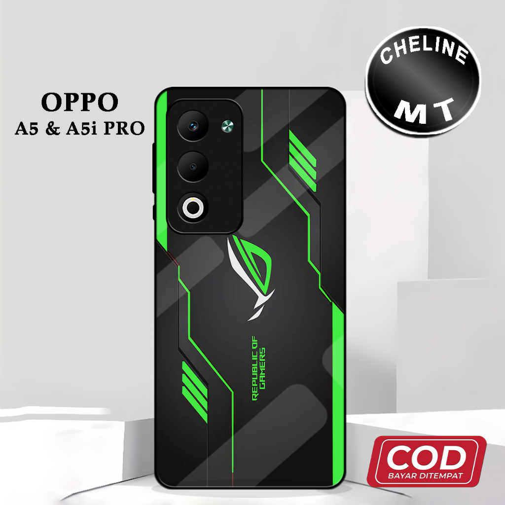 ( DD 5 ) เคส Sofcase Glossy สําหรับ Oppo A5 l oppo A5i PRO l Anime Motif l บทคัดย่อ l น่ารัก l Kesin
