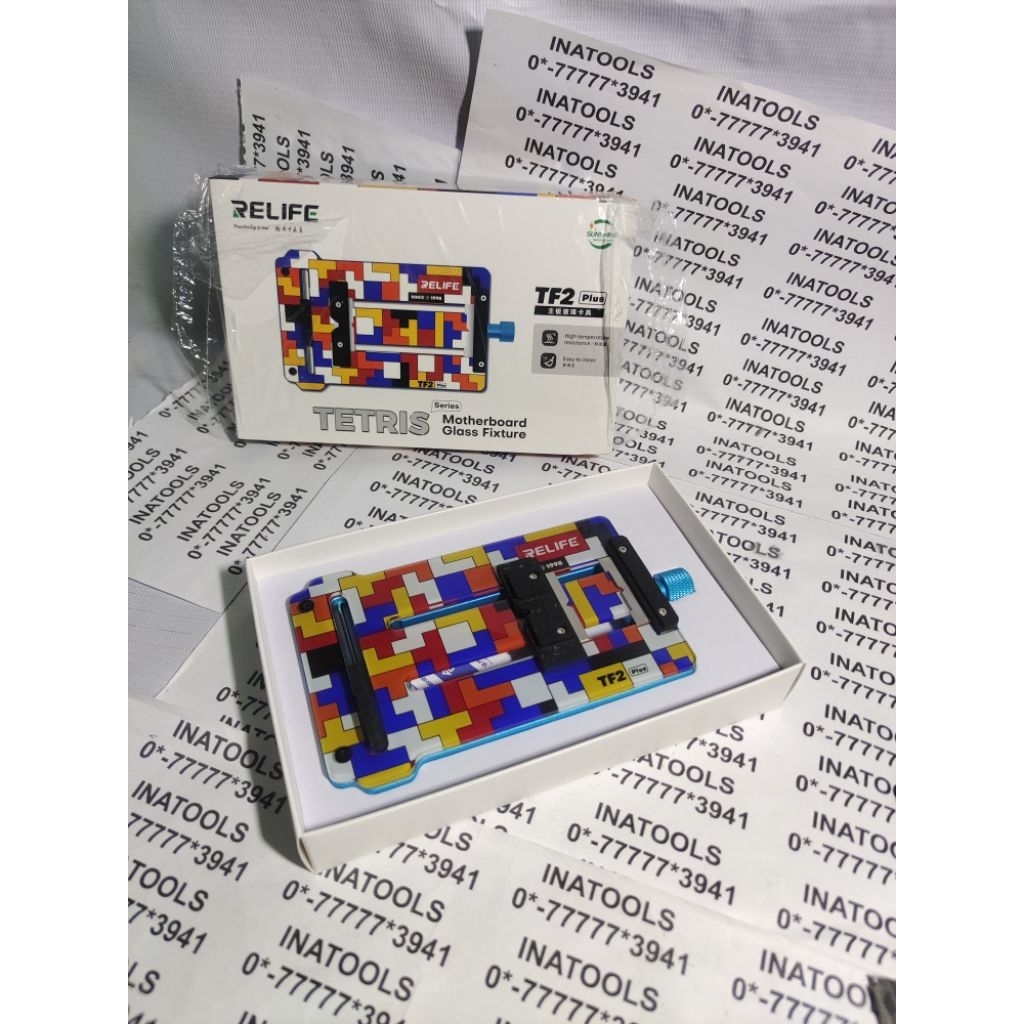 RELIFE TF2 PLUS TETRIS SERIES เมนบอร์ดแก้วติดตั้ง PCB & ผู้ถือ IC EMMC CPU PA ETC RELIFE TF2 TERIS เ