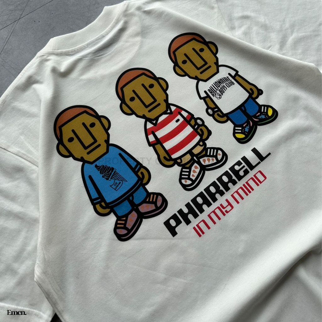 EMCN เสื้อยืดไมโลขนาดใหญ่ Pharrel Williams ราคา ถูกที่สุด ดีลบีเคเค แกลเลอรีภาพที่ 6