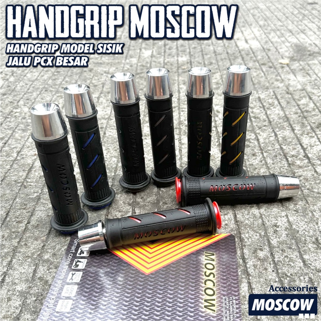 SIISK HANDGRIP LINE HAND GRIP อิตาลี SCALE รุ่น B2048 UNIVERSAL PAIR + LARGE CHROME PCX รุ่น HANDLEB