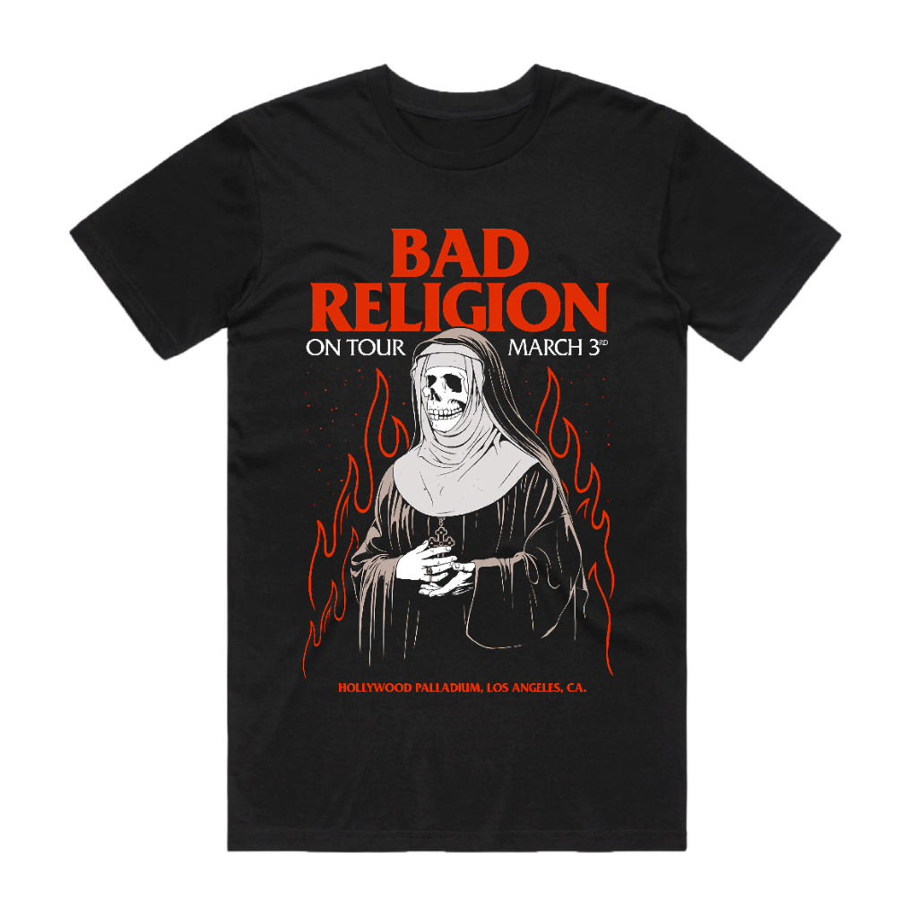 Bad Religion - Live Hollywood Palladium LA | เสื้อยืดวงดนตรี Bad Religion - Live Hollywood Palladium