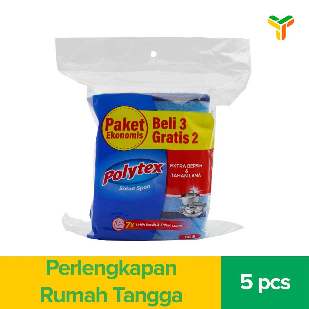 XTRA Polytex Pkt Extra Clean Sponge N Old Year 5S