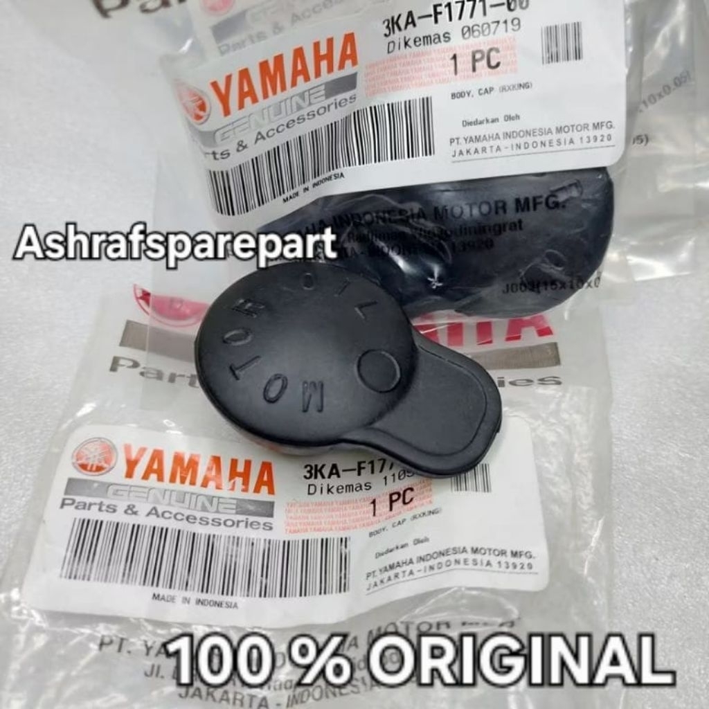 ด้านข้างน้ํามันฝาขวดยาง RX King RX-King RX K RX S YT YT 115 Original Yamaha อะไหล่แท้ 3KA-F1771-00
