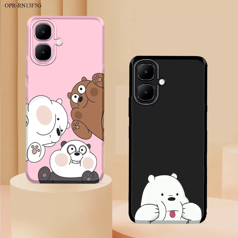 QW6 SoftCase Airbag Pro Camera Bear Motif สําหรับ Infinix Smart 10 และ Tecno Spark GO 2 - เคสน่ารัก 
