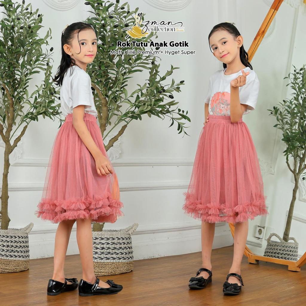 GOTHIC TUTU SKIRT/FRIED TUTU SKIRT/CHILDRENS TUTU skIRT AGED 4-12 ปี