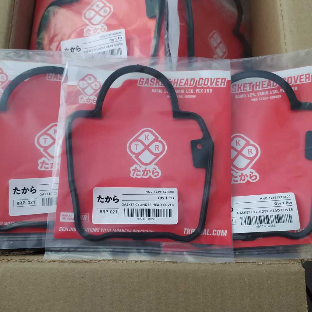 TKR ยางซีลหัวปะเก็นฝาครอบ Vario KZR PXC 150 Vario 125 Vario 150