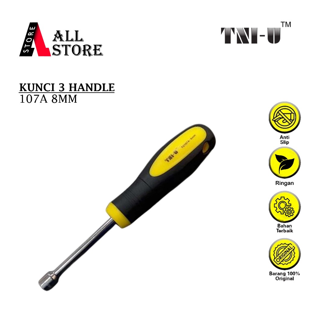 3 HANDLE KEY TNI-U TU- 107A-8mm THREE - HANDLE SLEEVE