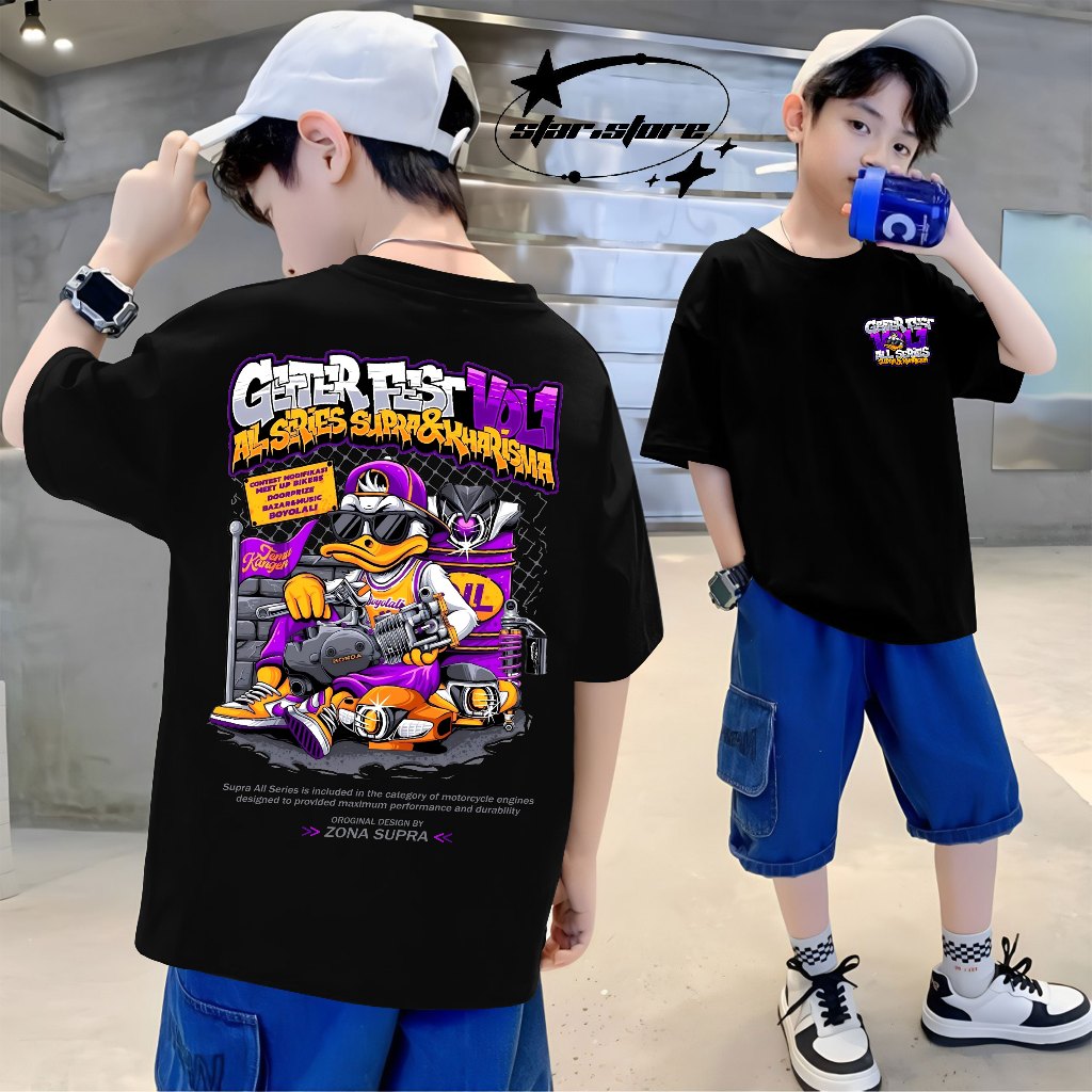 Supra Boyolali GETTERFEST เสื้อยืดเด็ก Unisex - เสื้อยืดผู้ชายและผู้หญิง - เสื้อผ้า Supra