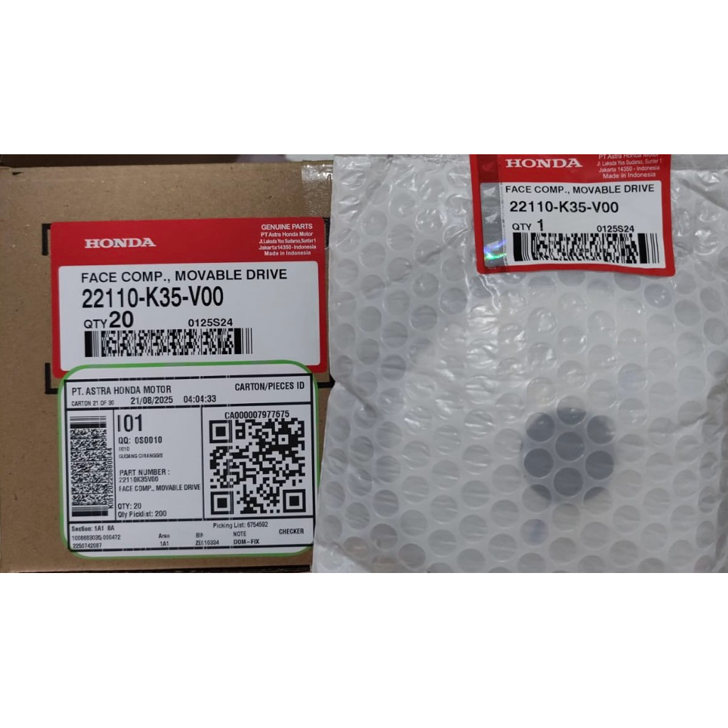 Honda Vario 125 eSP Roller Housing, Original Honda AHM, 22110-K35-V00