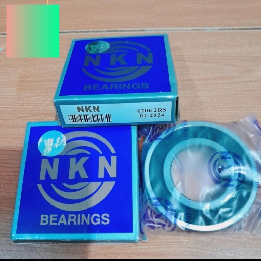 LAHER BEARING 6206 2RS ยี่ห้อ NKN ORIGINAL