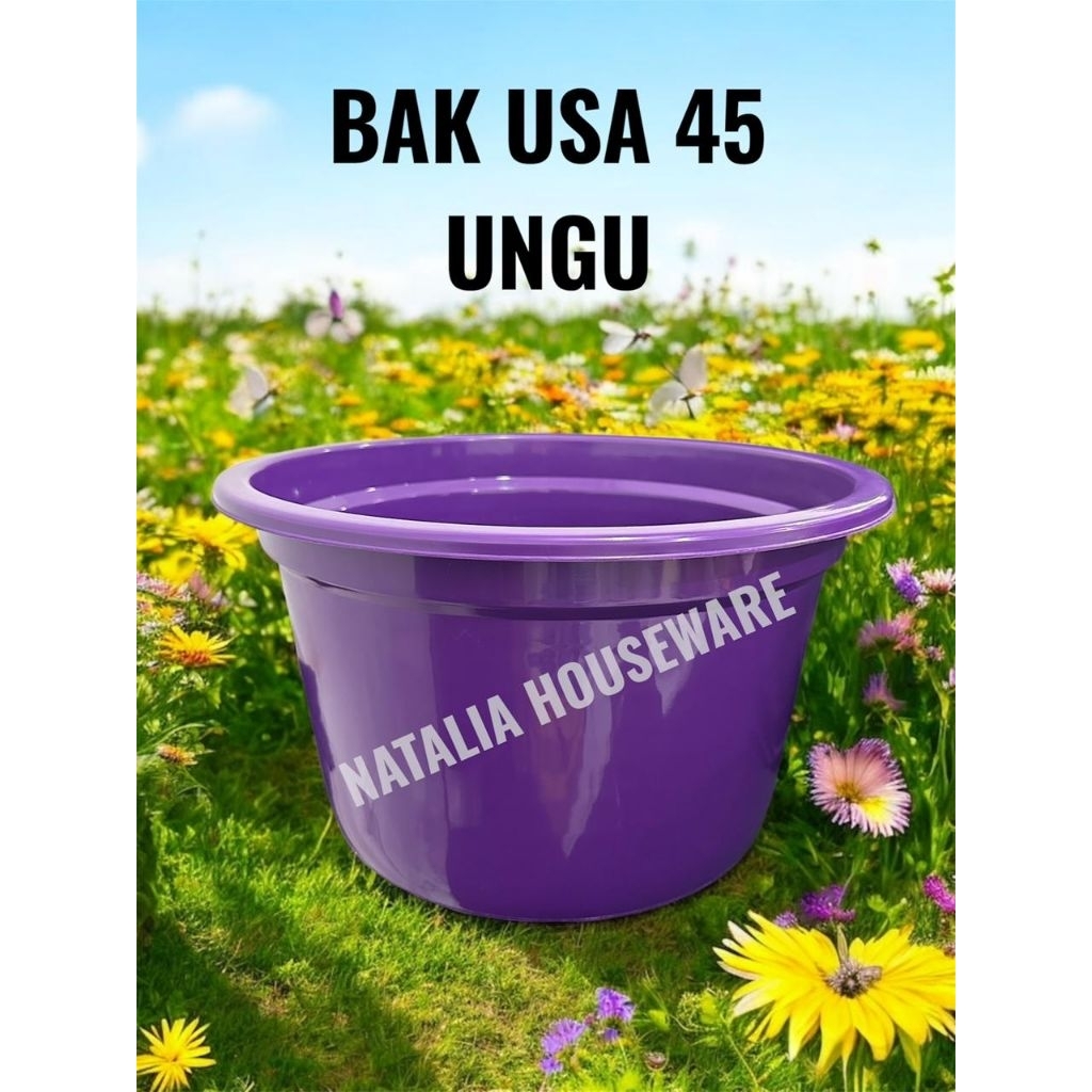 UNGU USA 45 ขวดล้างพลาสติกสีม่วง