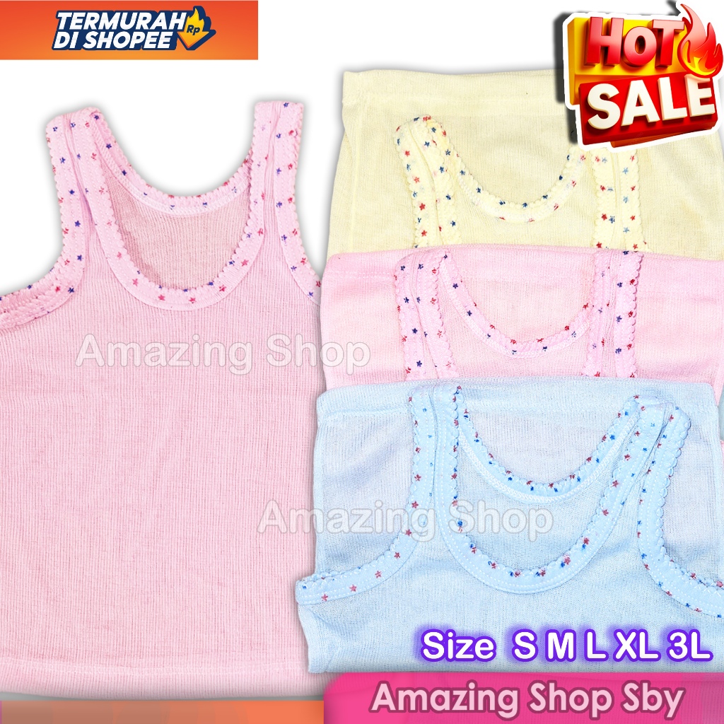 Singlet Anak Bayi /  Kaos Dalam Anak Kiki Warna Bintang Murah Amazing Shop Surabaya