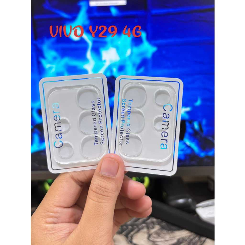 กล้องกระจกนิรภัย 3D CAMERA FULL frame CLEAR สําหรับ VIVO V5O LITE / V40 LITE / Y29 / Y29S / Y19S / Y