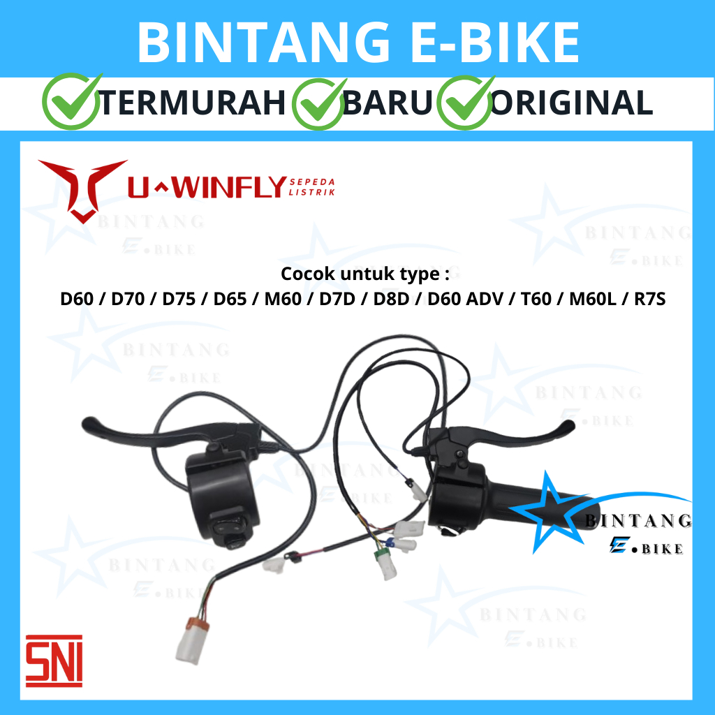 ORIGINAL จักรยานไฟฟ้ามือจับแก๊ส Uwinfly D60 / D70 / M60 / D7D / D8D / D60 ADV / T60 / D75 / D65 / M6