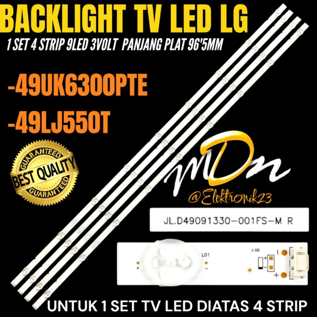 LG 49 INCH LED TV BACKLIGHT 49UK6300PTE- 49LJ550T LG 49 INCH LED TV BACKLIGHT