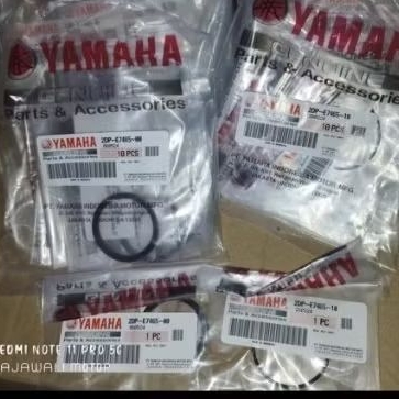 ด้านหลังซีล PULLY และ ORING NMAX AEROX LEXI EACH 2 ชิ้น 2DP-E7645-00 2DP-E7465-10