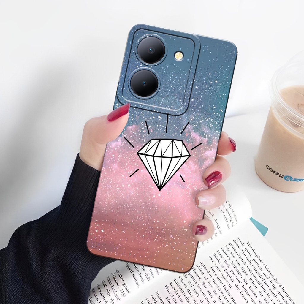 เคส VIVO Y36 4G / Y36 5G ล่าสุด - เคส Leviora - เคสเพชรแฟชั่น - เคส VIVO Y36 4G / Y36 5G Softcase - 