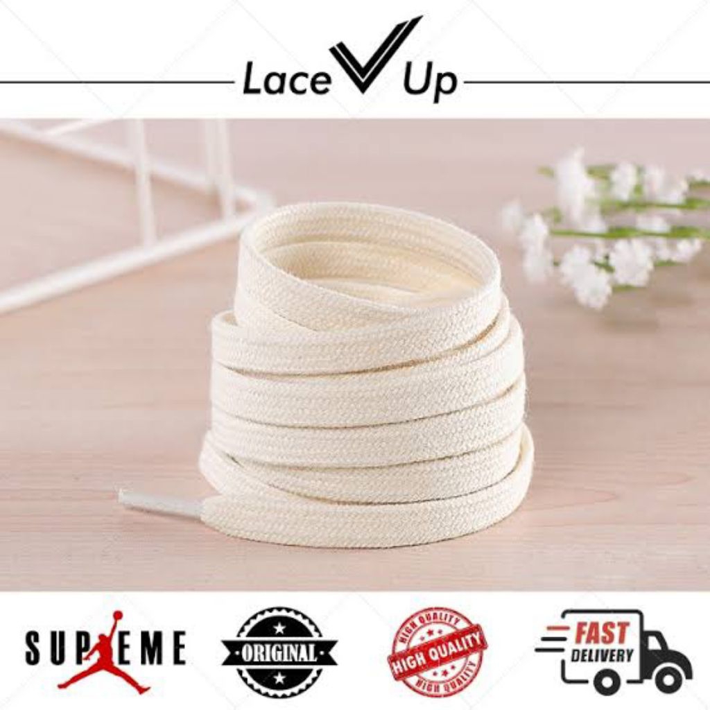 Converse 70s White Flat Cotton Laces สีขาว 70s