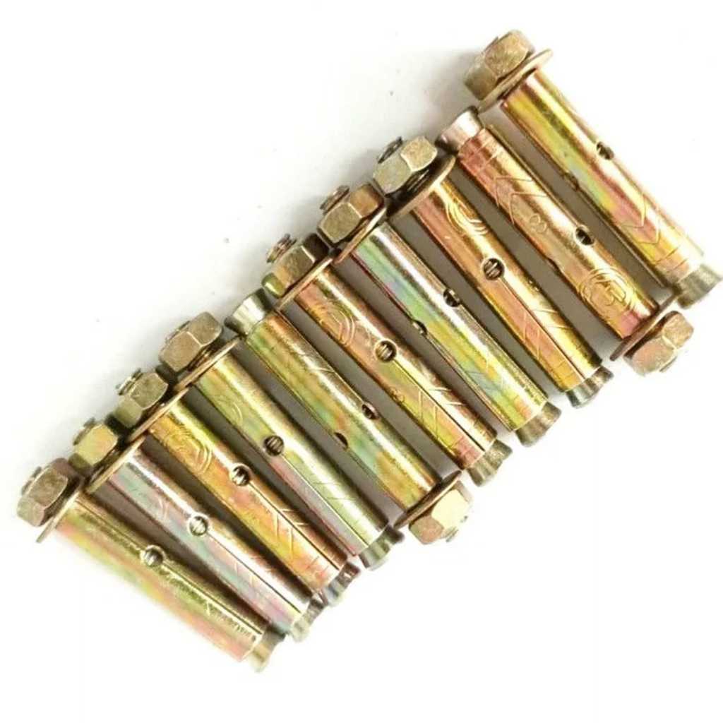 Dynabolt 10x65 WOWO เนื้อหา 40pcs dynabolt 10x65 nut แหวน bolt dinabolt 10 x 65 wowo คอนกรีต Bolt