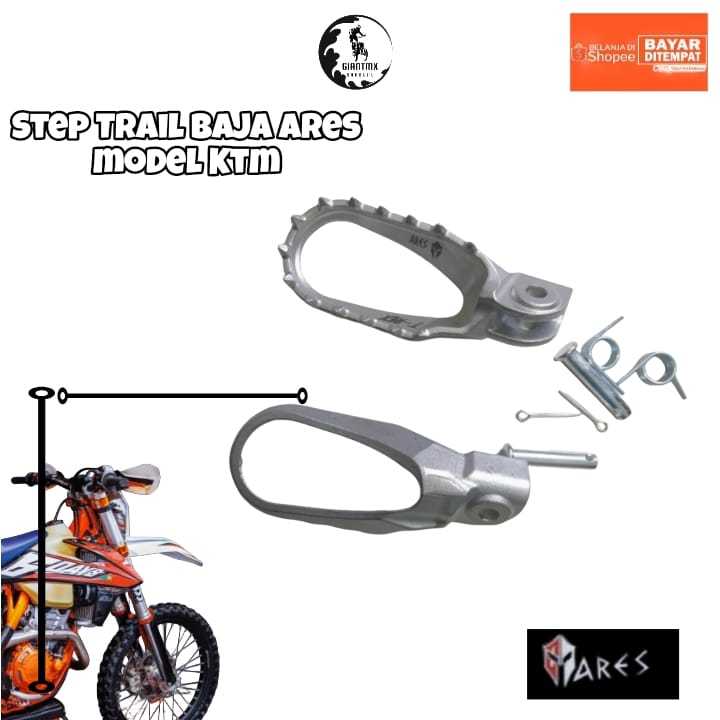 KTM 2024 รุ่น Steel Trail Step สําหรับ KLX 150/ CRF 150/ WR155/ Universal