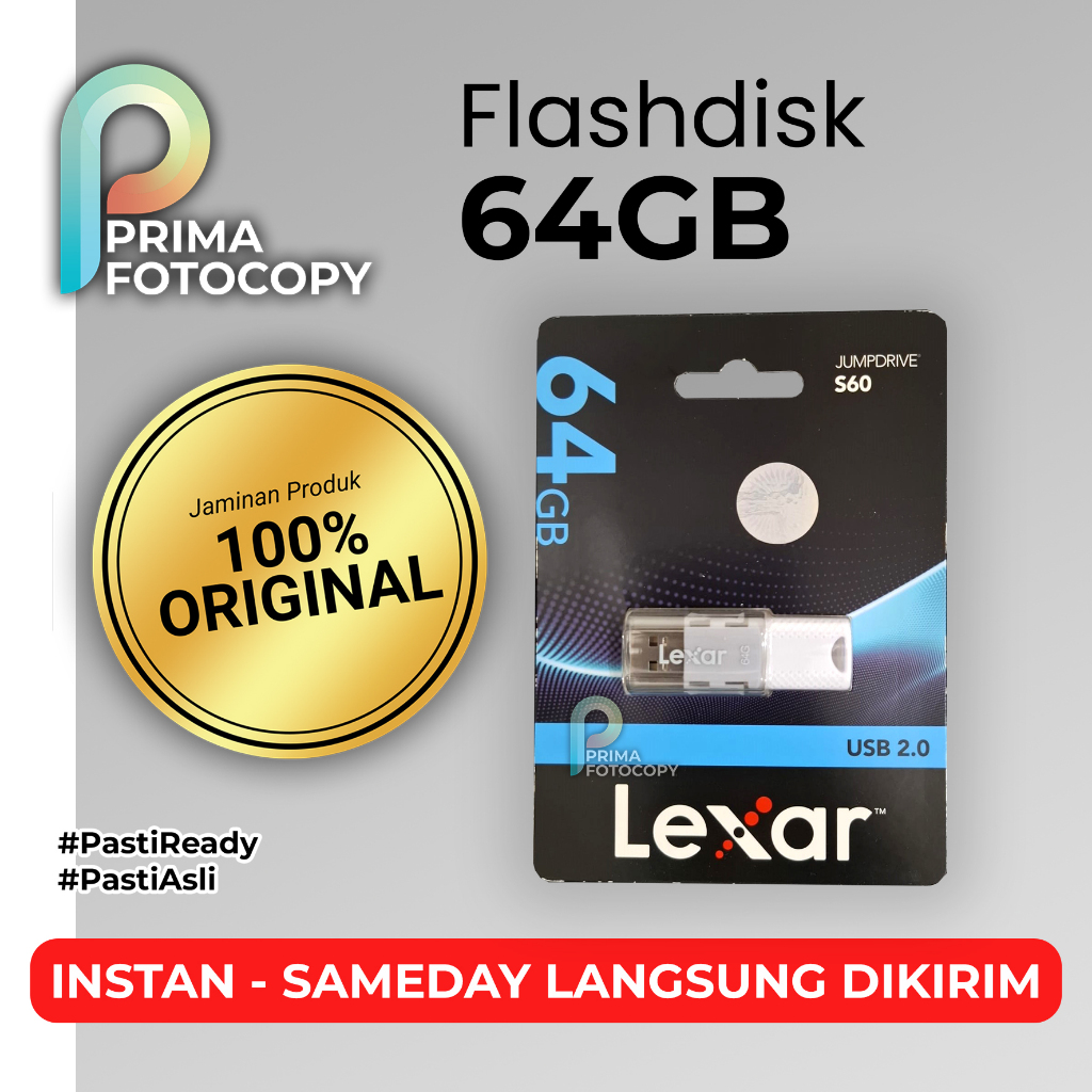 Flashdisk 64GB 64GB Lexar S60 Jumpdrive Usb Flashdrive 2.0