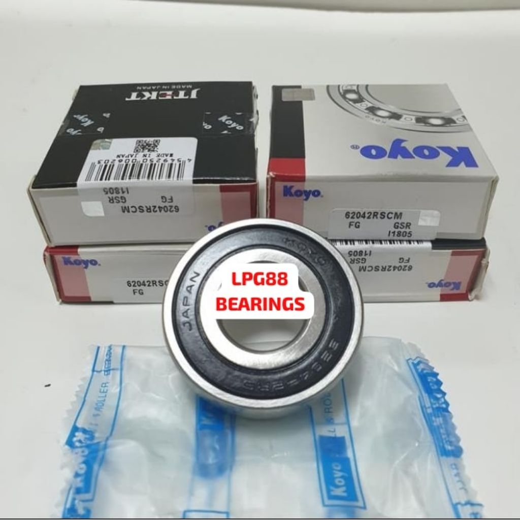 BEARING 6204 2RS KOYO หมวกยาง
