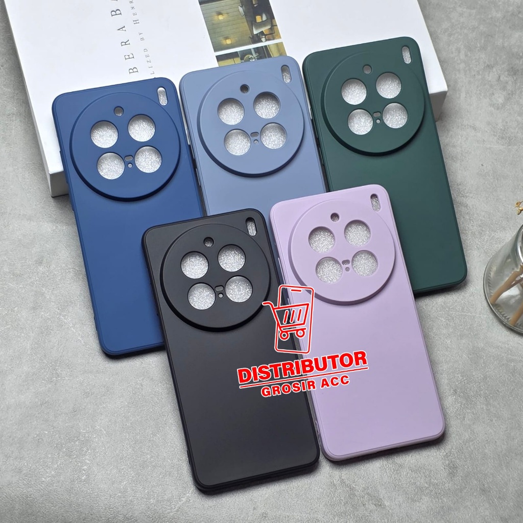 VIVO X200 VIVO X200 PRO CASE MACAROON SQUARE EDGE SOFT CASE LIQUID EDGE VIVO X200 VIVO X200 PRO MS-1