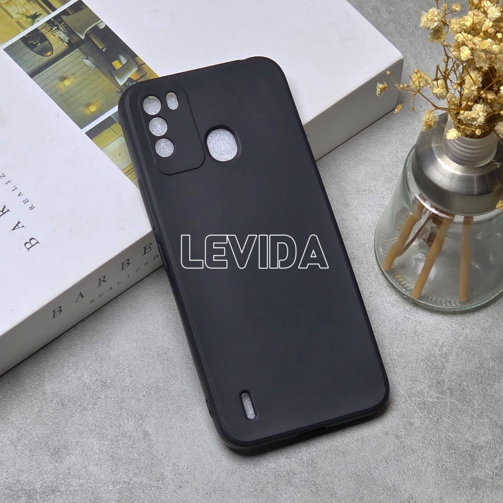 Itel Vision 1 Pro Softcase Macaron Square Black / Case Square Black Edge Case Itel Vision 1 Pro